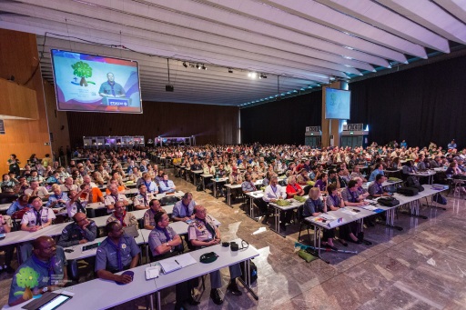 Eröffnung der vierzigsten Weltpfadfinderkonferenz