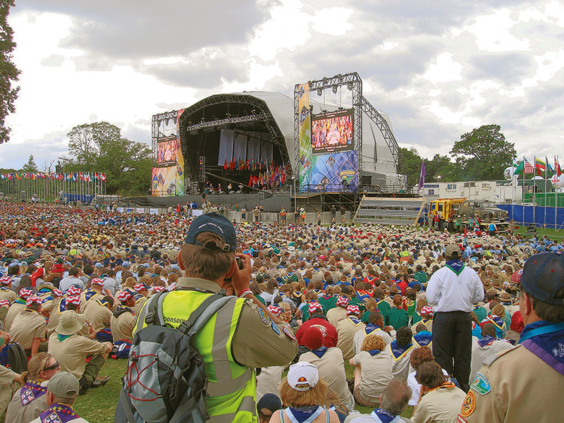 Jamboree 2007 Eröffnung Bühne HDW