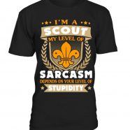 SCOUT – MY LEVEL OF SARCASM