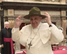 Zum Jubiläum begrüßte der Papst