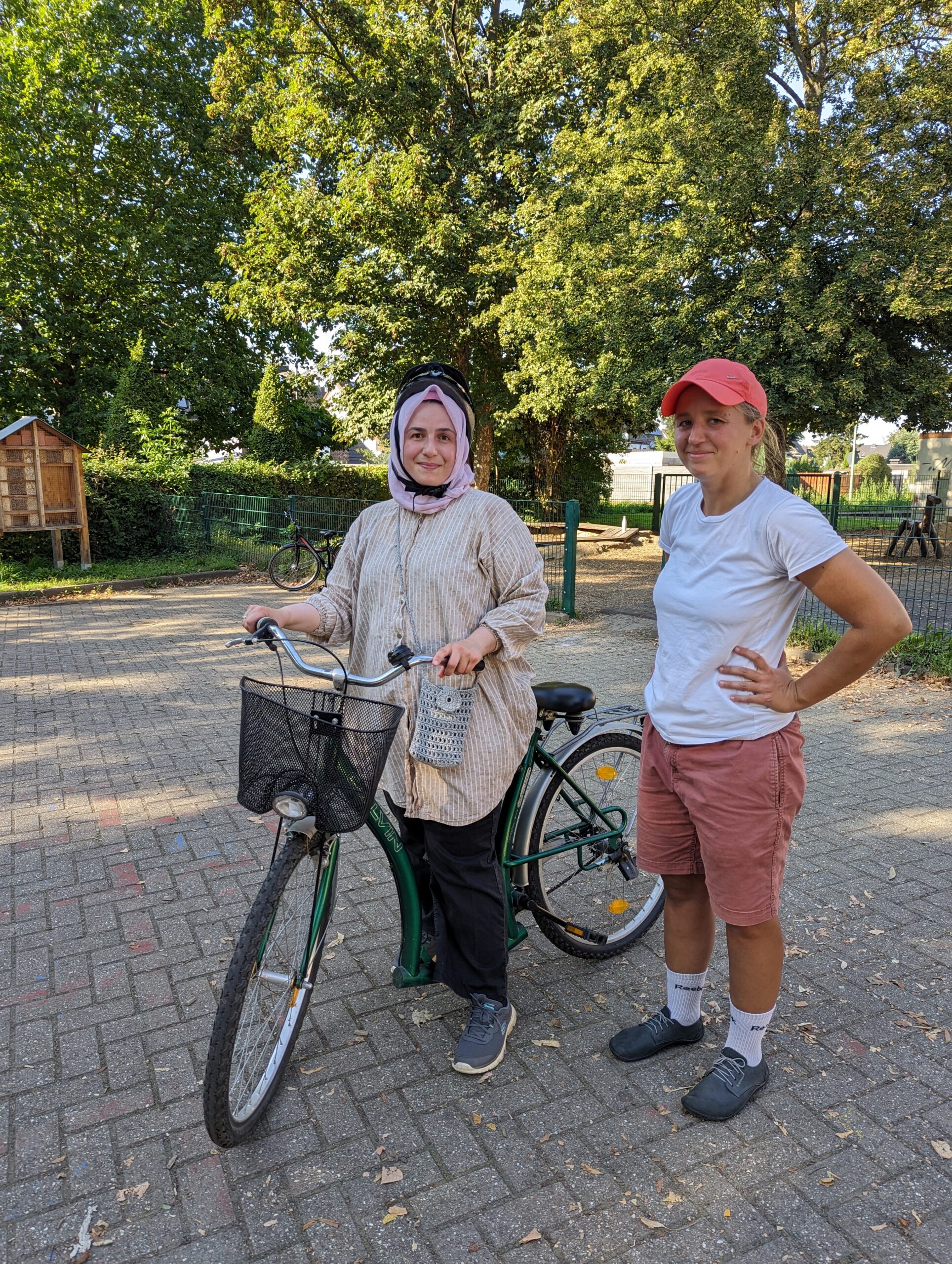 Fahrradfahren für geflüchtete Frauen